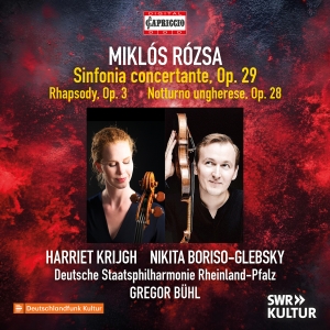 Miklos Rozsa - Sinfonia Concertante Rhapsody For in the group CD / New releases at Bengans Skivbutik AB (5581629)