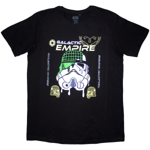 Star Wars - Galactic Empire Melted Mask Uni Bl T-Shirt in the group MERCHANDISE / T-shirt / Soundtrack at Bengans Skivbutik AB (5581722r)