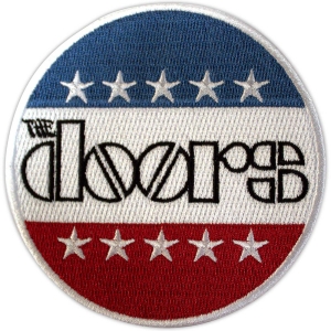 The Doors - Logo Stars & Stripes Woven Patch in the group MERCHANDISE / Patch / Pop-Rock at Bengans Skivbutik AB (5581815)