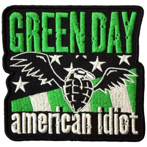 Green Day - American Idiot Wings Woven Patch in the group MERCHANDISE / Patch / Punk at Bengans Skivbutik AB (5581830)