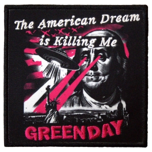 Green Day - American Dream Printed Patch in the group MERCHANDISE / Patch / Punk at Bengans Skivbutik AB (5581832)