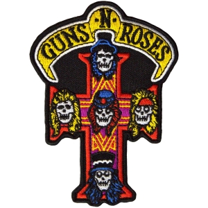 Guns N Roses - Appetite For Destruction Cross Printed Patch in the group MERCHANDISE / Patch / Heavy Metal at Bengans Skivbutik AB (5581833)