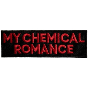 My Chemical Romance - Text Logo Woven Patch in the group MERCHANDISE / Patch / Pop-Rock at Bengans Skivbutik AB (5581850)