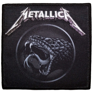 Metallica - Black Album Poster Printed Patch in the group MERCHANDISE / Patch / Heavy Metal at Bengans Skivbutik AB (5581861)