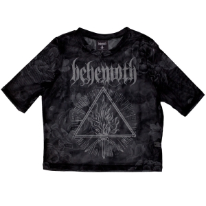 Behemoth - Furor Divinus Lady Bl Mesh Crop Top in the group MERCHANDISE / T-shirt / Heavy Metal at Bengans Skivbutik AB (5583017r)