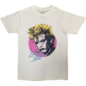 Billy Idol - Circle Illustration Uni Natrl T-Shirt in the group MERCHANDISE / T-shirt / Pop-Rock at Bengans Skivbutik AB (5583345r)