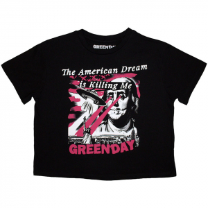 Green Day - American Dream Lady Bl Crop Top in the group OTHER / Övrigt / at Bengans Skivbutik AB (5583539r)