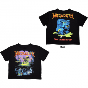 Megadeth - Contaminated Lady Bl Crop Top in the group OTHER / Övrigt / at Bengans Skivbutik AB (5583544r)