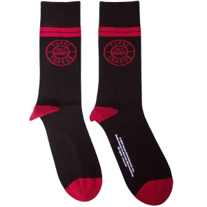 Tupac - Circle Logo Uni Bl Socks in the group MERCHANDISE / / at Bengans Skivbutik AB (5583628)