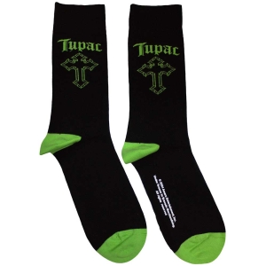 Tupac - Green Cross Uni Bl Socks in the group MERCHANDISE / / at Bengans Skivbutik AB (5583629)