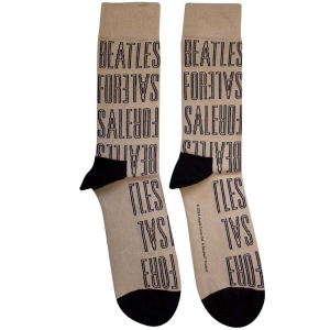 Beatles - For Sale Text Outlines Repeat Uni Sand Socks in the group MERCHANDISE / / at Bengans Skivbutik AB (5583633)