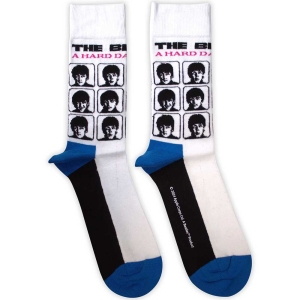 Beatles - A Hard Day's Night Album Uni Wht Socks in the group MERCHANDISE / / at Bengans Skivbutik AB (5583637)