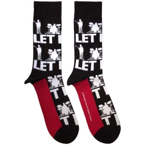 Beatles - Let It Be Silhouettes Repeat Uni Bl Socks in the group MERCHANDISE / / at Bengans Skivbutik AB (5583638)