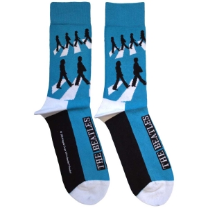 Beatles - Abbey Road Silhouettes Repeat Uni Blue Socks in the group MERCHANDISE / / at Bengans Skivbutik AB (5583650)