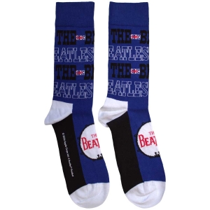 Beatles - Budokan Poster & Drum Logo Uni Blue Socks in the group MERCHANDISE / / at Bengans Skivbutik AB (5583652)