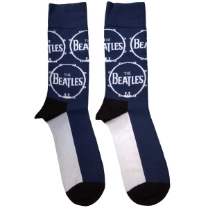 Beatles - Drum Logo Repeat Uni Navy Socks in the group MERCHANDISE / / at Bengans Skivbutik AB (5583655)