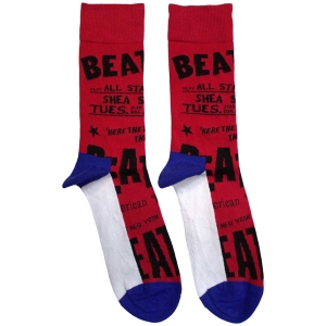 Beatles - Usa Uni Red Socks in the group MERCHANDISE / / at Bengans Skivbutik AB (5583665)