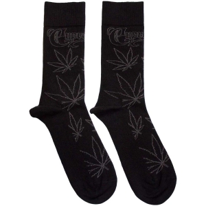 Cypress Hill - Leaf Pattern Uni Bl Socks in the group MERCHANDISE / / at Bengans Skivbutik AB (5583668)