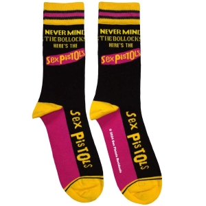 Sex Pistols - Nmtb Stripes Uni Bl Socks in the group MERCHANDISE / / at Bengans Skivbutik AB (5583689)