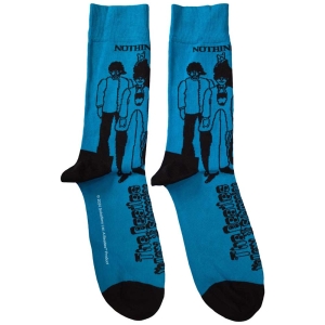 Beatles - Yellowsubmarine Sub & Band Outlines Uni Blue Socks in the group MERCHANDISE / / at Bengans Skivbutik AB (5583693)