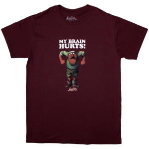 Monty Python - My Brain Hurts Uni Maroon T-Shirt in the group MERCHANDISE / T-shirt / Soundtrack at Bengans Skivbutik AB (5583728r)
