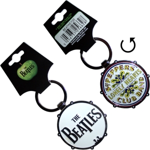 Beatles - Drop T/Sgt Pepper Drum Double-Sided Keychain in the group MERCHANDISE / Keyring / Pop-Rock at Bengans Skivbutik AB (5583877)