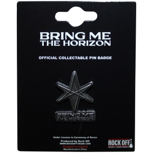 Bring Me The Horizon - 6-Point Star Pin Badge in the group MERCHANDISE / Pin-Button Badge / Heavy Metal at Bengans Skivbutik AB (5583891)