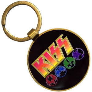 Kiss - Army/Logo & Icons Double-Sided Keychain in the group MERCHANDISE / Keyring / Heavy Metal at Bengans Skivbutik AB (5583913)