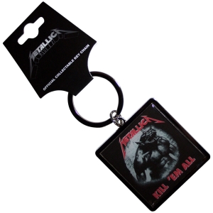 Metallica - Kill Em All / Jump In The Fire Keychain in the group MERCHANDISE / Keyring / Heavy Metal at Bengans Skivbutik AB (5583915)