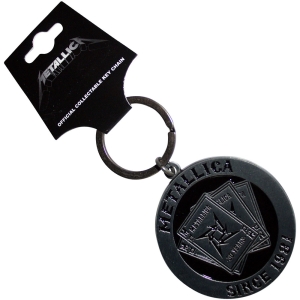 Metallica - 30Th Anniversary Playing Card Keychain in the group MERCHANDISE / Keyring / Heavy Metal at Bengans Skivbutik AB (5583921)