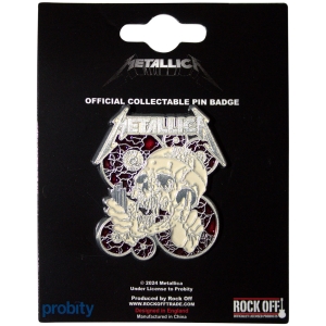 Metallica - The Shortest Straw Pin Badge in the group MERCHANDISE / Pin-Button Badge / Heavy Metal at Bengans Skivbutik AB (5583928)