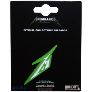 Metallica - M Logo Pin Badge in the group MERCHANDISE / Pin-Button Badge / Heavy Metal at Bengans Skivbutik AB (5583930)