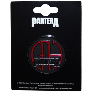Pantera - Cowboys From Hell Logo Pin Badge in the group MERCHANDISE / Pin-Button Badge / Heavy Metal at Bengans Skivbutik AB (5583935)