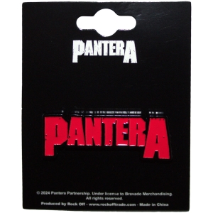 Pantera - Red Logo Pin Badge in the group MERCHANDISE / Pin-Button Badge / Heavy Metal at Bengans Skivbutik AB (5583936)
