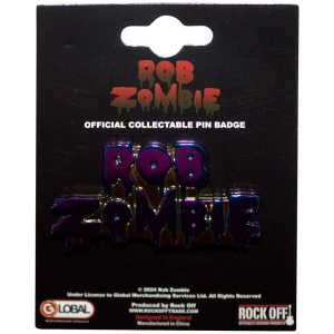 Rob Zombie - Multicoloured Logo Pin Badge in the group MERCHANDISE / Pin-Button Badge / Heavy Metal at Bengans Skivbutik AB (5583954)