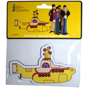 Beatles - Yellow Submarine Embossed Magnet in the group MERCHANDISE / Magnet / Pop-Rock at Bengans Skivbutik AB (5583965)
