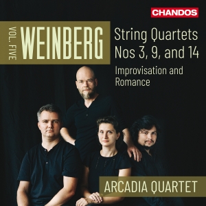 Mieczyslaw Weinberg - String Quartets, Vol. 5 in the group CD / Klassiskt at Bengans Skivbutik AB (5584304)