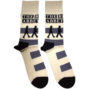 Beatles - Abbey Road Crossing Uni Natrl Socks (Size 40-44) in the group MERCHANDISE / / at Bengans Skivbutik AB (5586270)