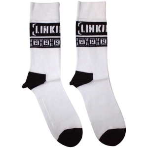 Linkin Park - Lp Repeat Uni Wht Socks (Size 40-44) in the group MERCHANDISE / / at Bengans Skivbutik AB (5586290)