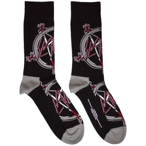 Slayer - Pentagram Uni Bl Socks in the group MERCHANDISE / / at Bengans Skivbutik AB (5586307)