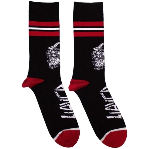 Slayer - Skull Helmet Uni Bl Socks (Size 40-44) in the group MERCHANDISE / / at Bengans Skivbutik AB (5586313)