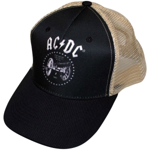 Ac/Dc - For Those About To Rock Bl/Sand Mesh-Back Cap in the group MERCHANDISE / Cap / Heavy Metal at Bengans Skivbutik AB (5586317)