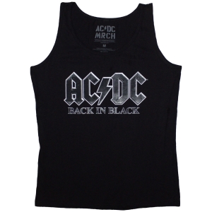 Ac/Dc - Back In Black Lady Bl Tank Top in the group MERCHANDISE / T-shirt / Heavy Metal at Bengans Skivbutik AB (5586328r)