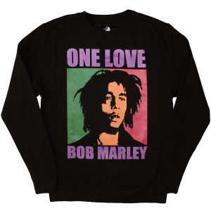 Bob Marley - One Love Uni Bl Sweatshirt in the group MERCHANDISE / Sweatshirt / Reggae at Bengans Skivbutik AB (5586334r)
