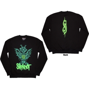 Slipknot - Green Demon Uni Bl Sweatshirt in the group MERCHANDISE / Sweatshirt / Heavy Metal at Bengans Skivbutik AB (5586337r)