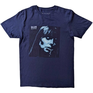 Joni Mitchell - Blue Uni Navy T-Shirt in the group MERCHANDISE / T-shirt / Pop-Rock at Bengans Skivbutik AB (5586769r)