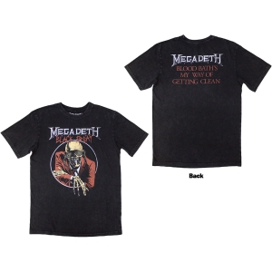 Megadeth - Black Friday Stone Wash Uni Char T-Shirt in the group MERCHANDISE / T-shirt / Heavy Metal at Bengans Skivbutik AB (5586774r)