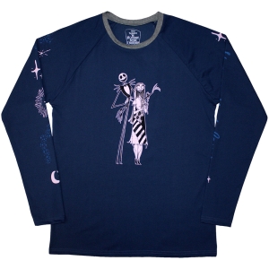The Nightmare Before Christmas - Celestrial Uni Navy Longsleeve in the group MERCHANDISE / T-shirt / Soundtrack at Bengans Skivbutik AB (5586793r)