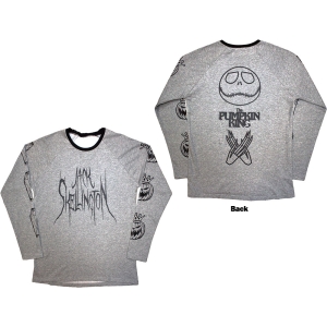 The Nightmare Before Christmas - Pumpkin King Uni Grey Longsleeve in the group MERCHANDISE / T-shirt / Soundtrack at Bengans Skivbutik AB (5586796r)