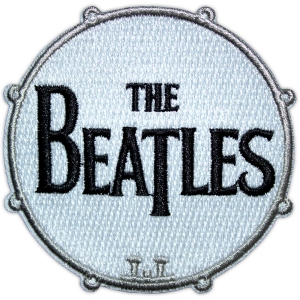 Beatles - Drum Logo Large Woven Patch in the group MERCHANDISE / Patch / Pop-Rock at Bengans Skivbutik AB (5587228)